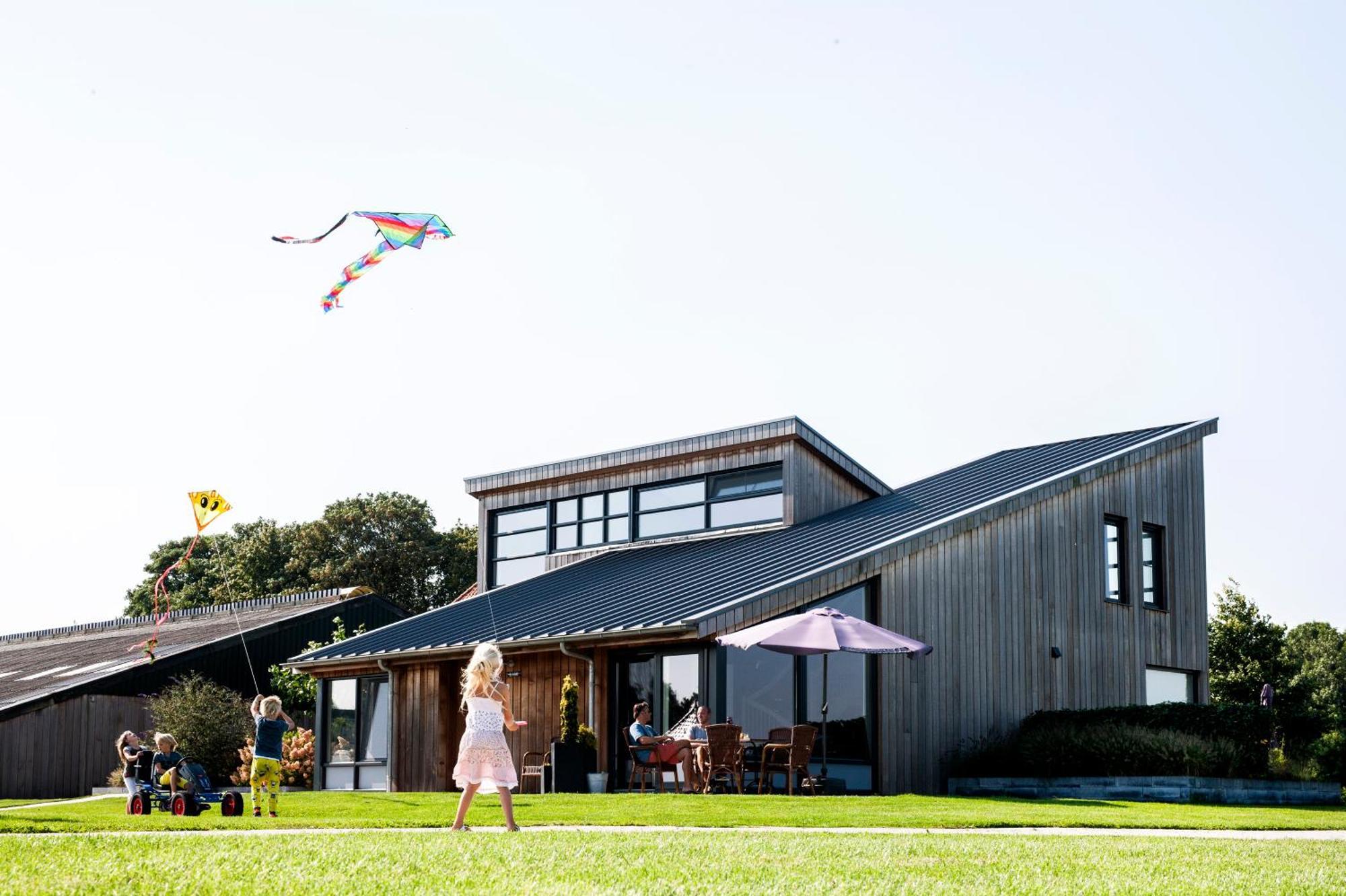 Luxe Vakantiehuis In Friesland ชูเรอ ภายนอก รูปภาพ